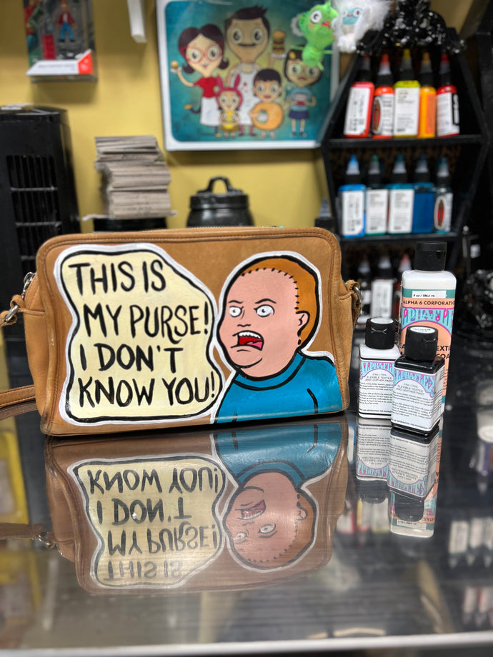 CUSTOM Hand Painted Bobby Hill That’s My Purse Handbag