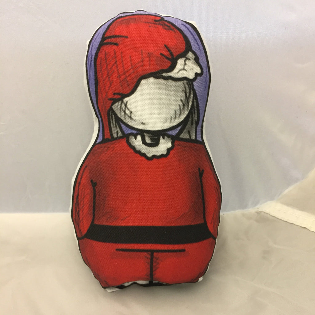 Santa Jack Skellington inspired Plush Doll or Ornament Nightmare Bef