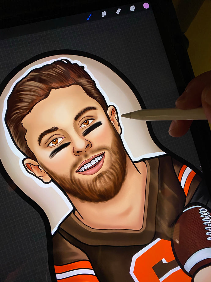 Baker Mayfield Inspired Plush Doll or Ornament