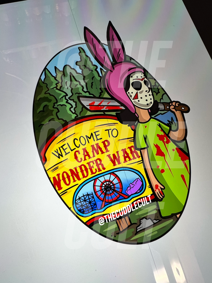 Louise As Jason Halloween sticker