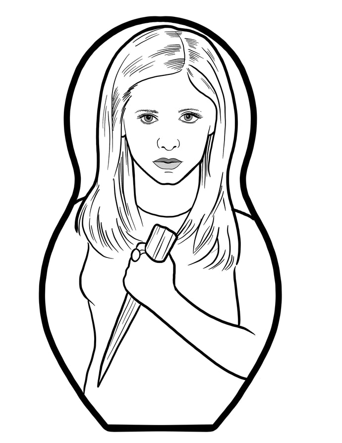 Buffy Inspired Plush Doll or Ornament