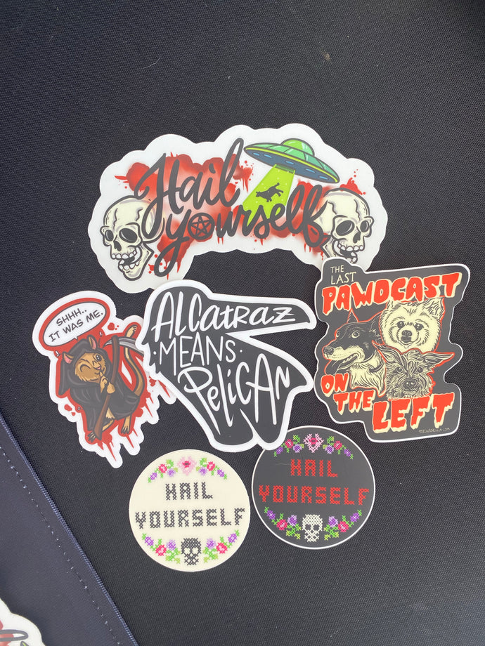 ALCATRAZ MEANS PELICAN LPOTL INSPIRED sticker