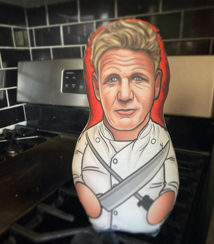 Gordon Ramsey Inspired Plush Doll or Ornament