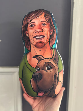 Matthew Lillard Shaggy Inspired Plush Doll or Ornament