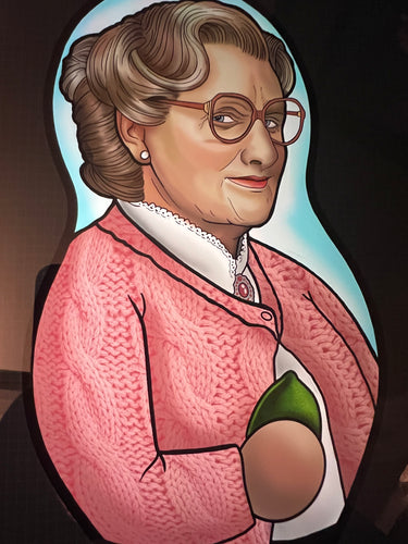 Preorder Mrs Doubtfire Robin Williams inspired Plush Doll or Ornament