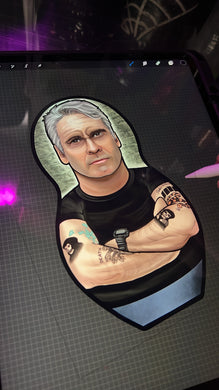 Preorder Henry Rollins Inspired Plush Doll or Ornament