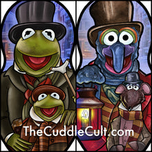 Gonzo/Rizzo or Kermit/Tiny Tim Inspired Plush Doll or Ornament
