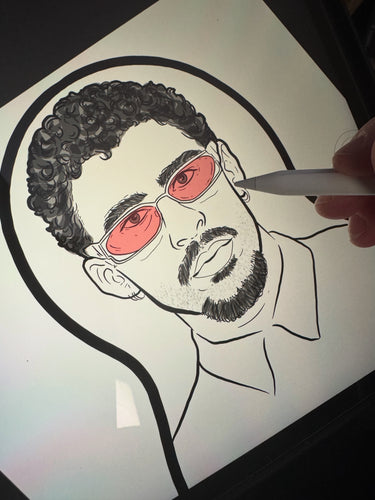 Benito Bad Bunny Inspired Plush Doll or Ornament