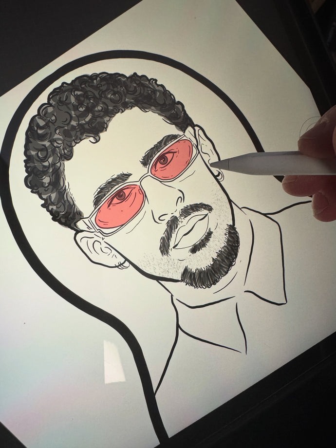 Benito Bad Bunny Inspired Plush Doll or Ornament