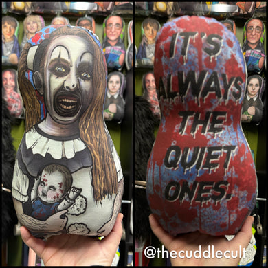 Preorder the little pale girl Terrifier Plush Doll