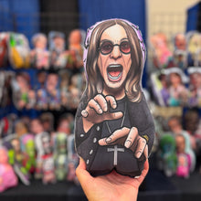 Ozzy Black Sabbath Inspired Plush Doll or Ornament