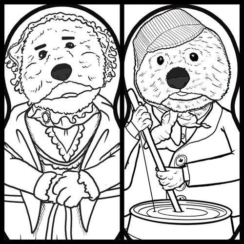 Preorder Emmet or Alice Otter Christmas Inspired Plush Doll or Ornament