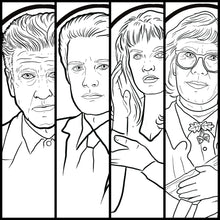 Preorder Twin Peaks Cooper, Laura, Log Lady, David Lynch Inspired Plush Doll or Ornament Individual or Set