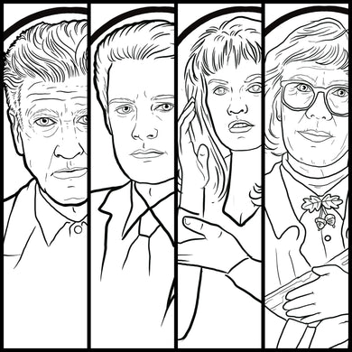 Preorder Twin Peaks Cooper, Laura, Log Lady, David Lynch Inspired Plush Doll or Ornament Individual or Set