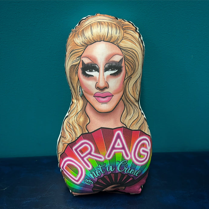 Trixie Mattel Drag is not a Crime inspired Plush Doll or Ornament