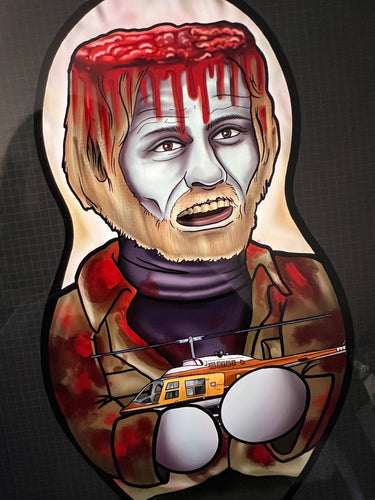 Helicopter zombie Dawn of the Dead Inspired Plush Doll or Ornament