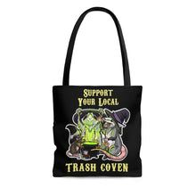 Support Your Local Trash Coven Witchy AOP Tote Bag