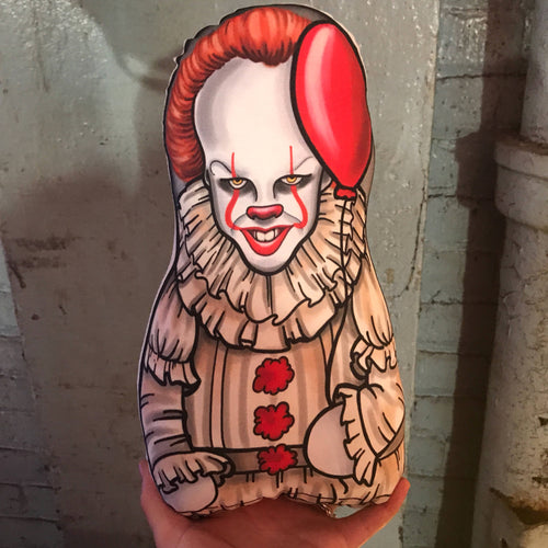 NEW IT pennywise Clown Inspired Plush Doll or Ornament