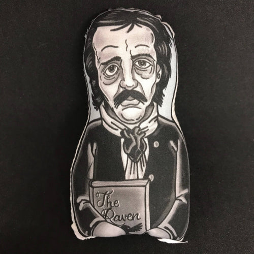 Edgar Allen Poe Inspired Plush Doll or Ornament