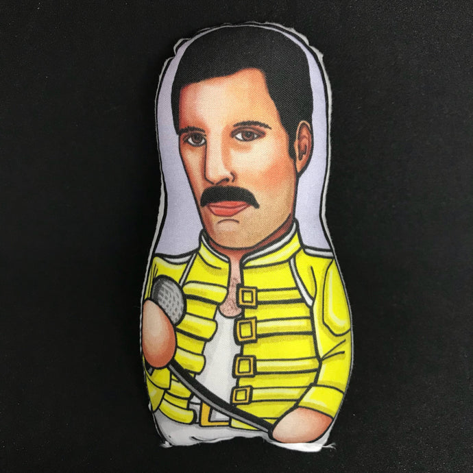 Freddie Mercury from Queen Inspired Plush Doll or Ornament