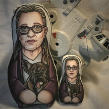 Carrie and Gary Fisher Inspired Plush Doll or Ornament
