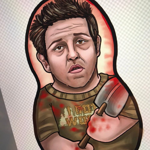 Ed of Shaun of the Dead Inspired Plush Doll or Ornament