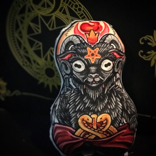 Limited Edition Baphomet/ Black Phillip  Minky Plush toy/Ornament