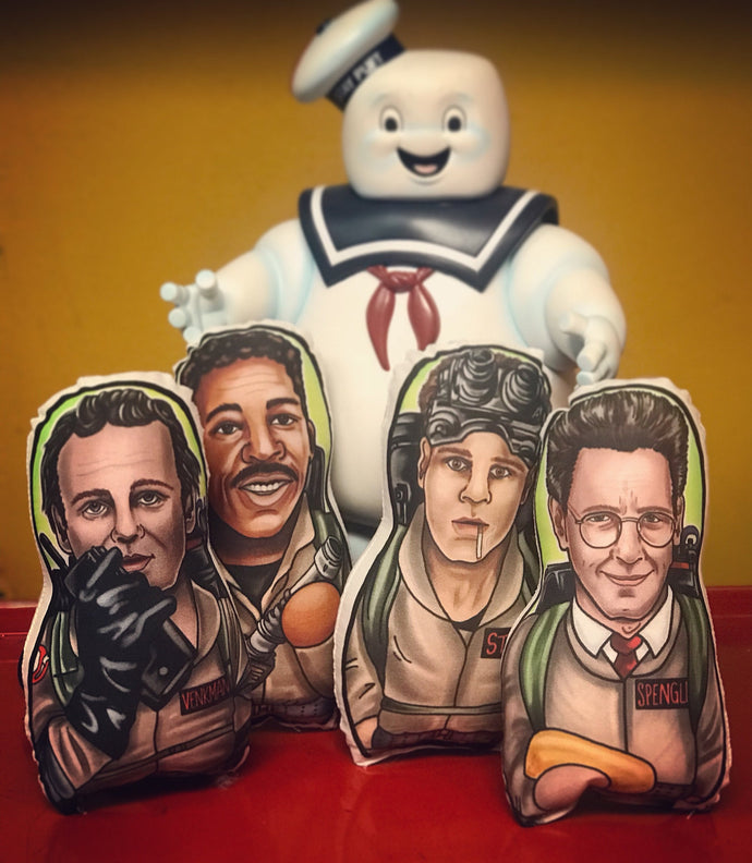 Ghostbusters Inspired Plush Doll or Ornament Set