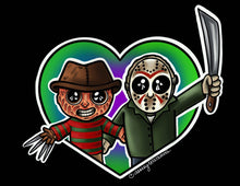 Happy Horror Hearts Stickers