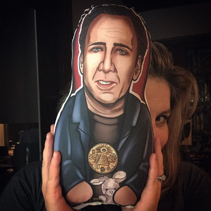 Nicolas Cage Inspired Plush Doll or Ornament