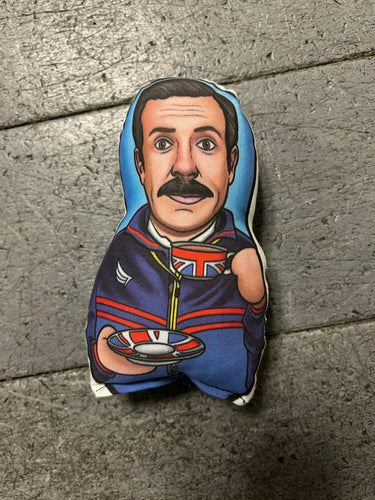 Ted the Football/ Soccer Coach inspired Plush Doll or Ornament