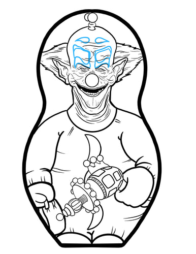Killer Klowns Slim Inspired Plush Doll or Ornament
