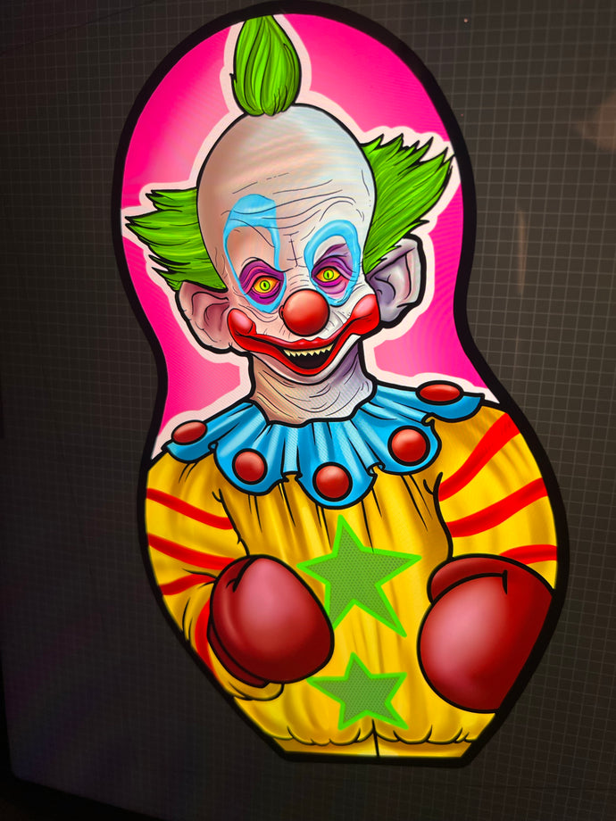 Killer Klowns Shorty Inspired Plush Doll or Ornament