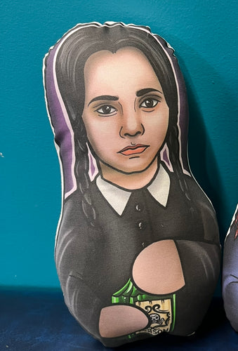 90s Wednesday Addams Inspired Plush Doll or Ornament
