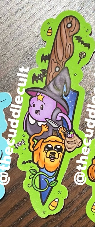 Halloween Dagger Adventure Time Jake Lumpy Princess Sticker