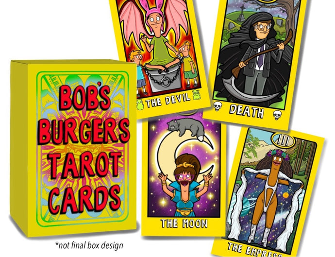 BOBS BURGERS INSPIRED TAROT CARD DECK