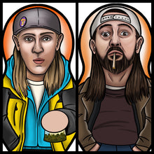 Jay and Silent Bob Inspired Set or Individual Plush Doll or Ornament