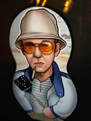 Hunter S Thompson Inspired Plush Doll or Ornament