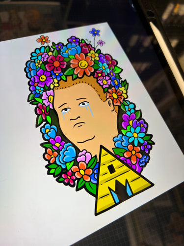 Bobby Hill Midsommar May Queen Sticker