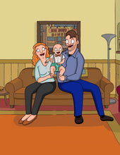 Bobs Burgers Custom Family Portrait Commissions