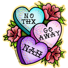 Valentines Conversation Hearts stickers